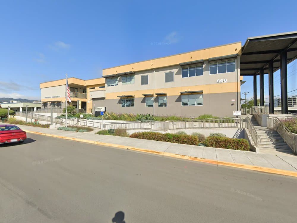 Peninsula High School campus building